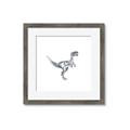 Picture of Gray Dino VI _GroupedProduct_Square_Mini_ _GroupedProduct_Square_Framed_Matted_