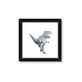 Picture of Gray Dino VII _GroupedProduct_Square_Mini_ _GroupedProduct_Square_Framed_Matted_