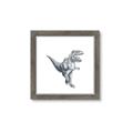 Picture of Gray Dino VII _GroupedProduct_Square_Mini_ _GroupedProduct_Square_Framed_Matted_