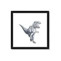 Picture of Gray Dino VII _GroupedProduct_Square_Mini_ _GroupedProduct_Square_Framed_Matted_