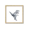 Picture of Gray Dino VII _GroupedProduct_Square_Mini_ _GroupedProduct_Square_Framed_Matted_