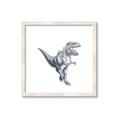 Picture of Gray Dino VII _GroupedProduct_Square_Mini_ _GroupedProduct_Square_Framed_Matted_