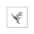 Picture of Gray Dino VII _GroupedProduct_Square_Mini_ _GroupedProduct_Square_Framed_Matted_