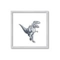Picture of Gray Dino VII _GroupedProduct_Square_Mini_ _GroupedProduct_Square_Framed_Matted_