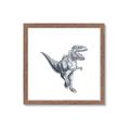 Picture of Gray Dino VII _GroupedProduct_Square_Mini_ _GroupedProduct_Square_Framed_Matted_