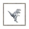 Picture of Gray Dino VII _GroupedProduct_Square_Mini_ _GroupedProduct_Square_Framed_Matted_