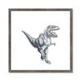 Picture of Gray Dino VII _GroupedProduct_Square_Mini_ _GroupedProduct_Square_Framed_Matted_