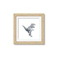 Picture of Gray Dino VII _GroupedProduct_Square_Mini_ _GroupedProduct_Square_Framed_Matted_