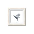 Picture of Gray Dino VII _GroupedProduct_Square_Mini_ _GroupedProduct_Square_Framed_Matted_