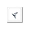 Picture of Gray Dino VII _GroupedProduct_Square_Mini_ _GroupedProduct_Square_Framed_Matted_