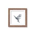 Picture of Gray Dino VII _GroupedProduct_Square_Mini_ _GroupedProduct_Square_Framed_Matted_