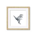 Picture of Gray Dino VII _GroupedProduct_Square_Mini_ _GroupedProduct_Square_Framed_Matted_