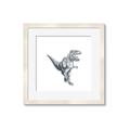 Picture of Gray Dino VII _GroupedProduct_Square_Mini_ _GroupedProduct_Square_Framed_Matted_