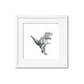 Picture of Gray Dino VII _GroupedProduct_Square_Mini_ _GroupedProduct_Square_Framed_Matted_