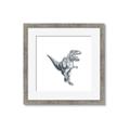 Picture of Gray Dino VII _GroupedProduct_Square_Mini_ _GroupedProduct_Square_Framed_Matted_