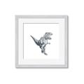Picture of Gray Dino VII _GroupedProduct_Square_Mini_ _GroupedProduct_Square_Framed_Matted_