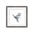 Picture of Gray Dino VII _GroupedProduct_Square_Mini_ _GroupedProduct_Square_Framed_Matted_