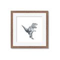 Picture of Gray Dino VII _GroupedProduct_Square_Mini_ _GroupedProduct_Square_Framed_Matted_