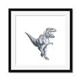 Picture of Gray Dino VII _GroupedProduct_Square_Mini_ _GroupedProduct_Square_Framed_Matted_