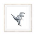 Picture of Gray Dino VII _GroupedProduct_Square_Mini_ _GroupedProduct_Square_Framed_Matted_