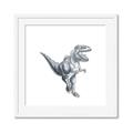 Picture of Gray Dino VII _GroupedProduct_Square_Mini_ _GroupedProduct_Square_Framed_Matted_