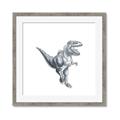 Picture of Gray Dino VII _GroupedProduct_Square_Mini_ _GroupedProduct_Square_Framed_Matted_