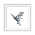 Picture of Gray Dino VII _GroupedProduct_Square_Mini_ _GroupedProduct_Square_Framed_Matted_