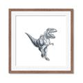 Picture of Gray Dino VII _GroupedProduct_Square_Mini_ _GroupedProduct_Square_Framed_Matted_