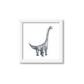 Picture of Gray Dino VIII _GroupedProduct_Square_Mini_ _GroupedProduct_Square_Framed_Matted_