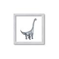 Picture of Gray Dino VIII _GroupedProduct_Square_Mini_ _GroupedProduct_Square_Framed_Matted_