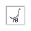 Picture of Gray Dino VIII _GroupedProduct_Square_Mini_ _GroupedProduct_Square_Framed_Matted_