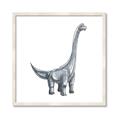 Picture of Gray Dino VIII _GroupedProduct_Square_Mini_ _GroupedProduct_Square_Framed_Matted_
