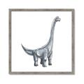 Picture of Gray Dino VIII _GroupedProduct_Square_Mini_ _GroupedProduct_Square_Framed_Matted_