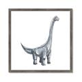 Picture of Gray Dino VIII _GroupedProduct_Square_Mini_ _GroupedProduct_Square_Framed_Matted_