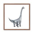 Picture of Gray Dino VIII _GroupedProduct_Square_Mini_ _GroupedProduct_Square_Framed_Matted_