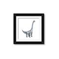 Picture of Gray Dino VIII _GroupedProduct_Square_Mini_ _GroupedProduct_Square_Framed_Matted_