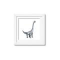 Picture of Gray Dino VIII _GroupedProduct_Square_Mini_ _GroupedProduct_Square_Framed_Matted_