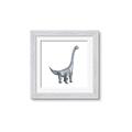 Picture of Gray Dino VIII _GroupedProduct_Square_Mini_ _GroupedProduct_Square_Framed_Matted_