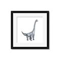 Picture of Gray Dino VIII _GroupedProduct_Square_Mini_ _GroupedProduct_Square_Framed_Matted_