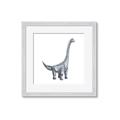 Picture of Gray Dino VIII _GroupedProduct_Square_Mini_ _GroupedProduct_Square_Framed_Matted_