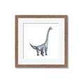 Picture of Gray Dino VIII _GroupedProduct_Square_Mini_ _GroupedProduct_Square_Framed_Matted_