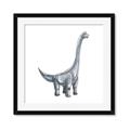 Picture of Gray Dino VIII _GroupedProduct_Square_Mini_ _GroupedProduct_Square_Framed_Matted_