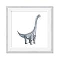 Picture of Gray Dino VIII _GroupedProduct_Square_Mini_ _GroupedProduct_Square_Framed_Matted_