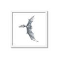 Picture of Gray Dino IX _GroupedProduct_Square_Mini_ _GroupedProduct_Square_Framed_Matted_