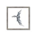 Picture of Gray Dino IX _GroupedProduct_Square_Mini_ _GroupedProduct_Square_Framed_Matted_