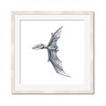 Picture of Gray Dino IX _GroupedProduct_Square_Mini_ _GroupedProduct_Square_Framed_Matted_