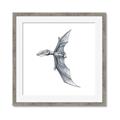 Picture of Gray Dino IX _GroupedProduct_Square_Mini_ _GroupedProduct_Square_Framed_Matted_