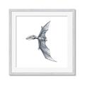 Picture of Gray Dino IX _GroupedProduct_Square_Mini_ _GroupedProduct_Square_Framed_Matted_