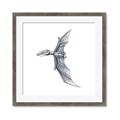 Picture of Gray Dino IX _GroupedProduct_Square_Mini_ _GroupedProduct_Square_Framed_Matted_