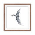 Picture of Gray Dino IX _GroupedProduct_Square_Mini_ _GroupedProduct_Square_Framed_Matted_